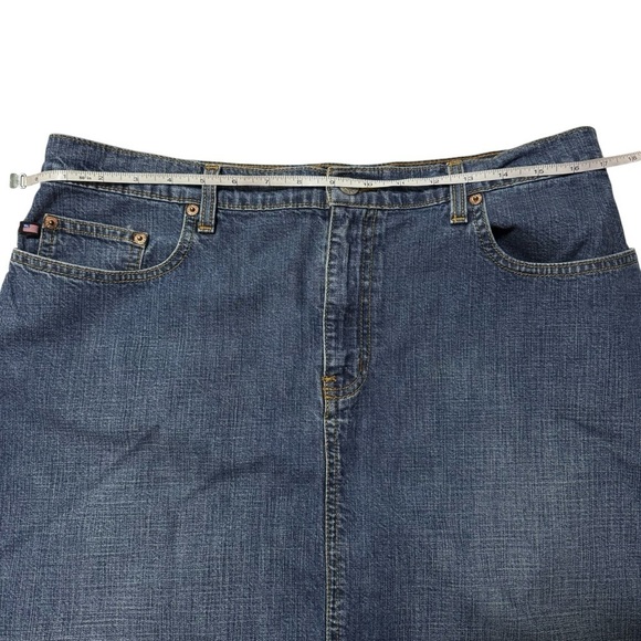 Ralph Lauren Polo Jeans (EUC) Vintage Denim Skirt, Size 12 - Picture 2 of 13